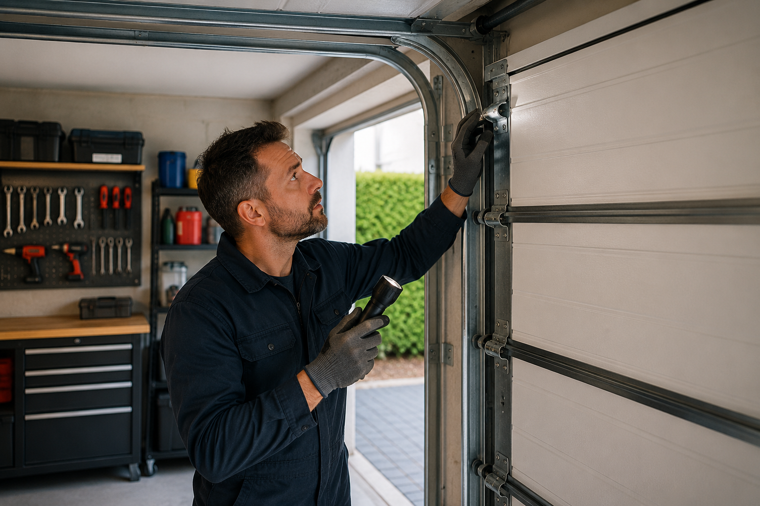 Technicien porte garage